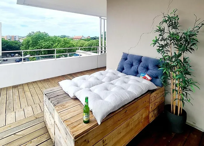 Apartamento De 4 Avec Terrasse De 150 M2 Et Parking Prive Toulouse