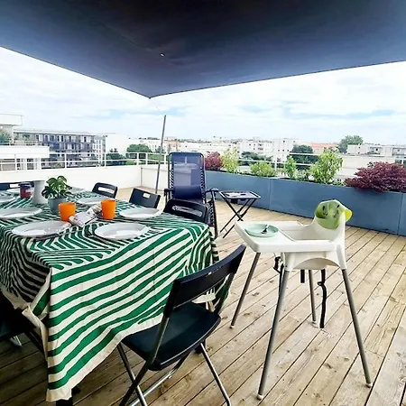 De 4 Avec Terrasse De 150 M2 Et Parking Prive Διαμέρισμα Τουλούζη